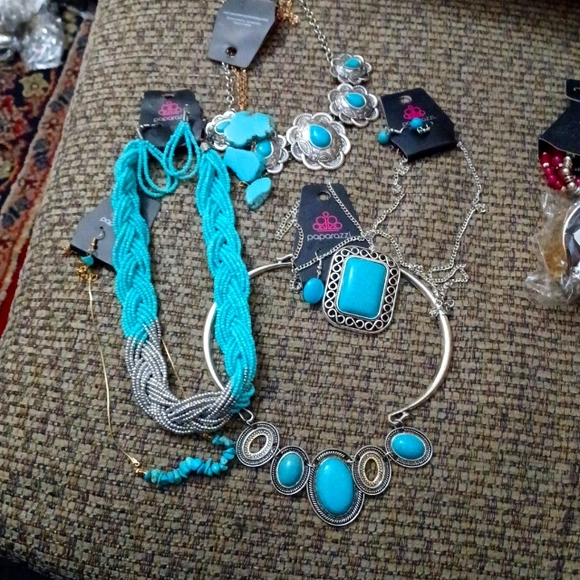 Turquoise lot of 6 necklaces - Picture 1 of 4
